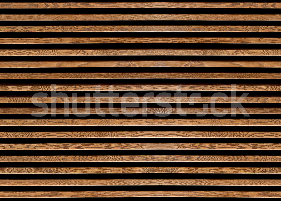 Rib Wood, Horizontal Mural Wallpaper
