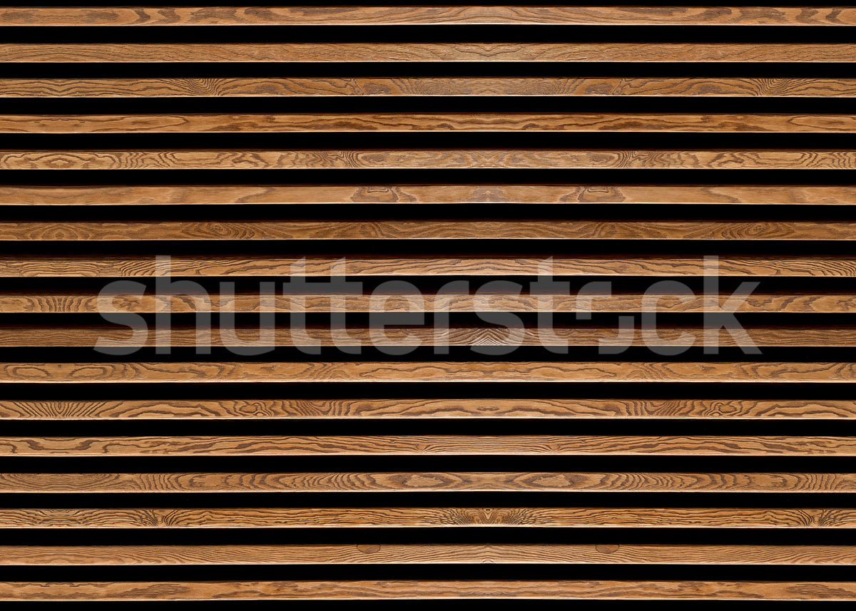 Rib Wood, Horizontal Mural Wallpaper - pure wallpaper artwork