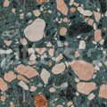 Terrazzo Bold, Emerald Mural Wallpaper - pure wallpaper artwork