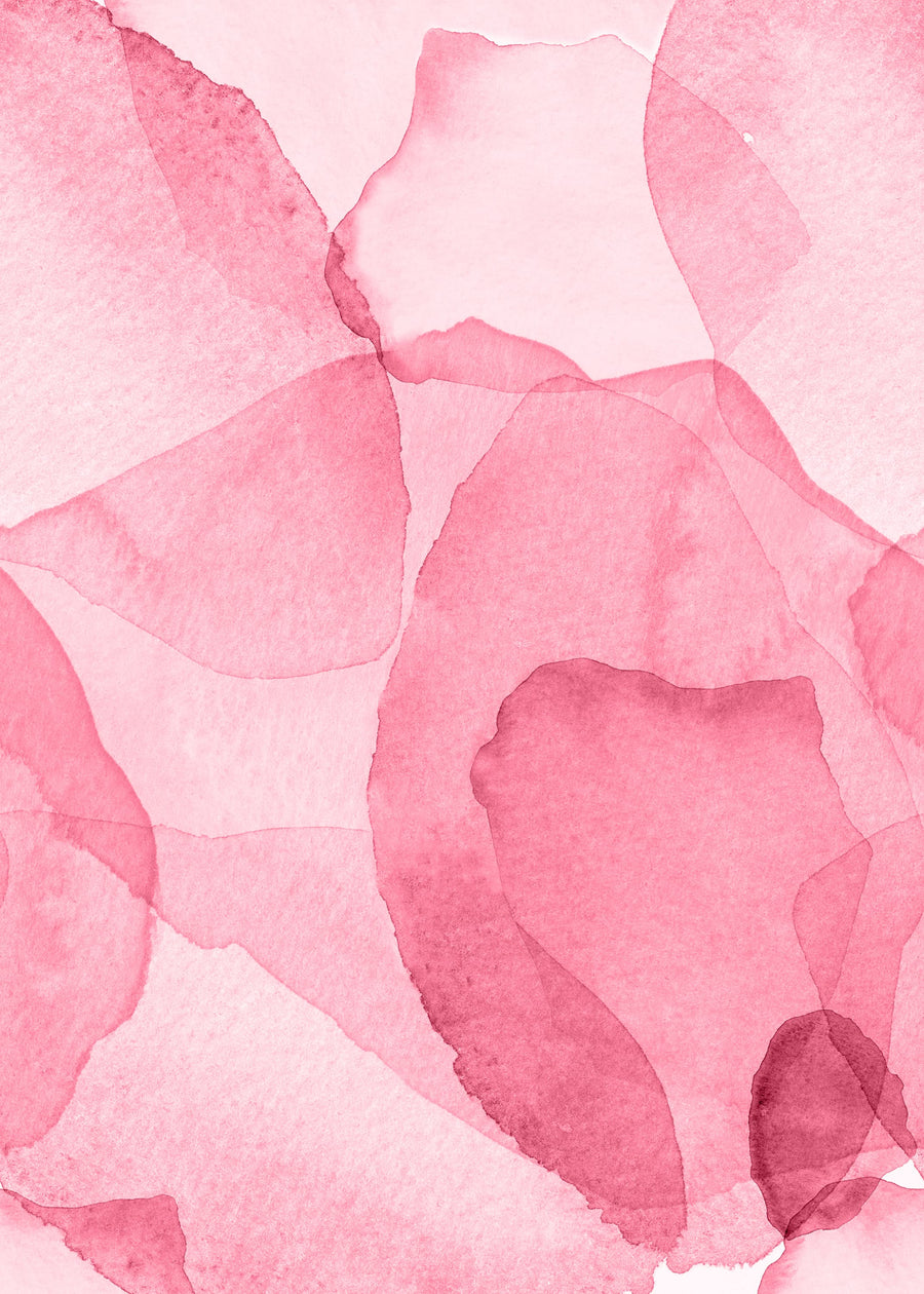 Petals, Magenta Mural Wallpaper