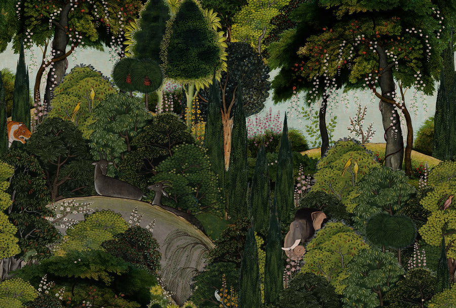 Hiding Spot, Evening Mural Wallpaper