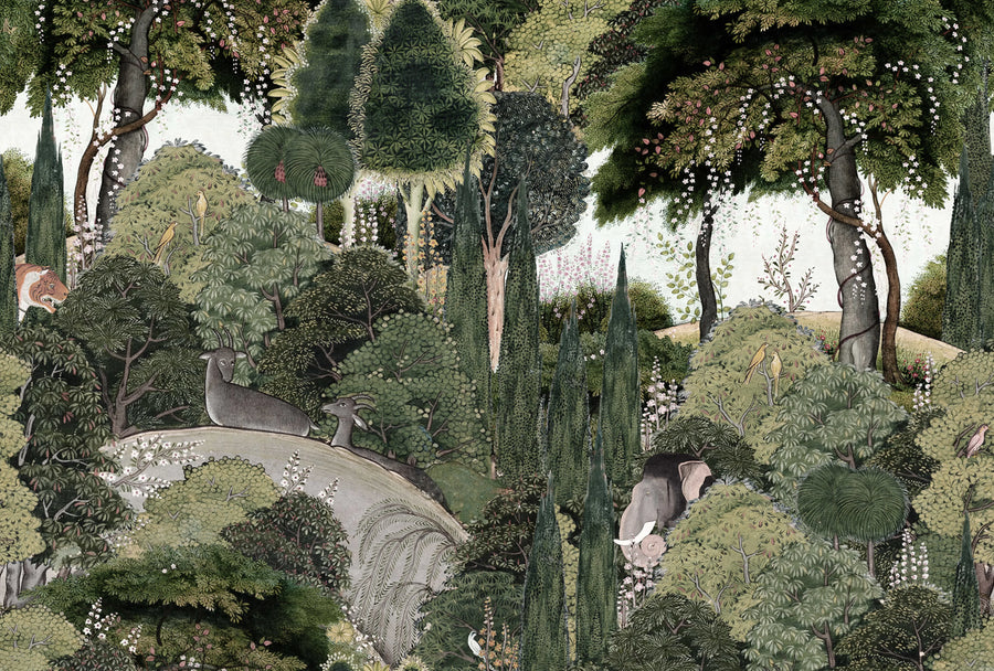 Hiding Spot, Morning Mural Wallpaper