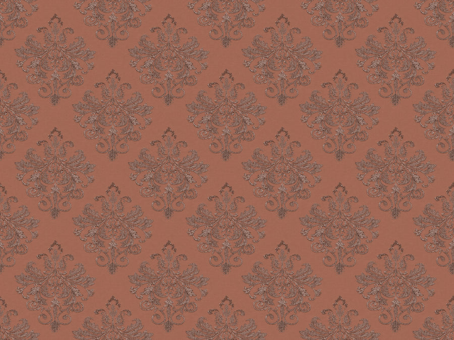 Baroque Pearl, Red Mural Wallpaper