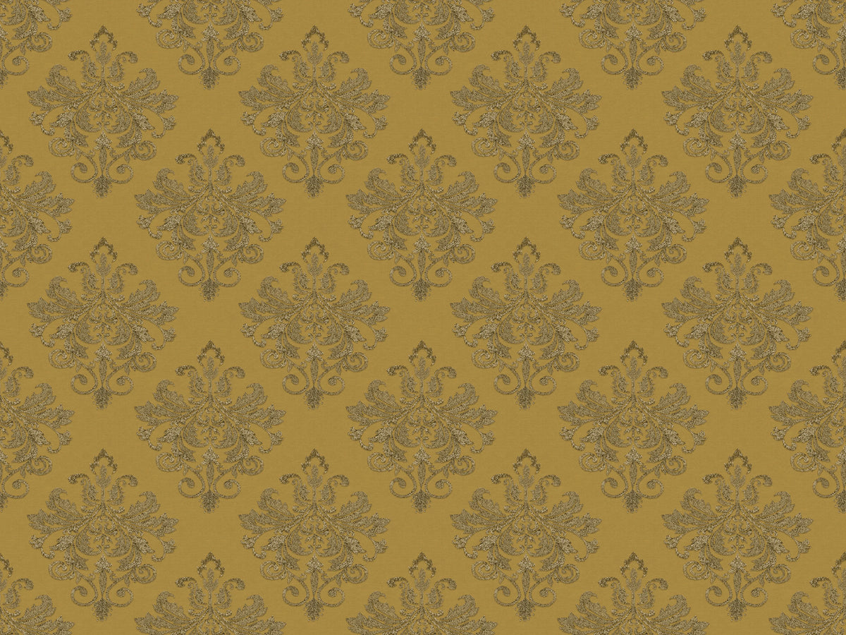 Baroque Pearl, Yellow Mural Wallpaper - pure wallpaper artwork