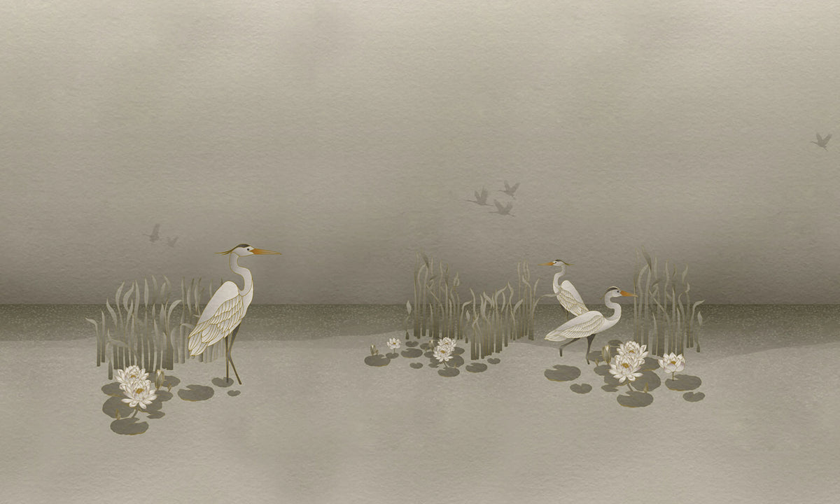 Hokkaido, Vintage Mural Wallpaper - pure wallpaper artwork