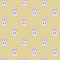 Year of the rabbit smiley, Saffron Mural Wallpaper - pure wallpaper artwork