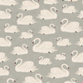 Whooper Swan, Soft Blue Mural Wallpaper - pure wallpaper artwork