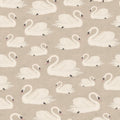 Whooper Swan, Beige Mural Wallpaper - pure wallpaper artwork