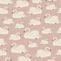 Whooper Swan, Soft Pink Mural Wallpaper - pure wallpaper artwork