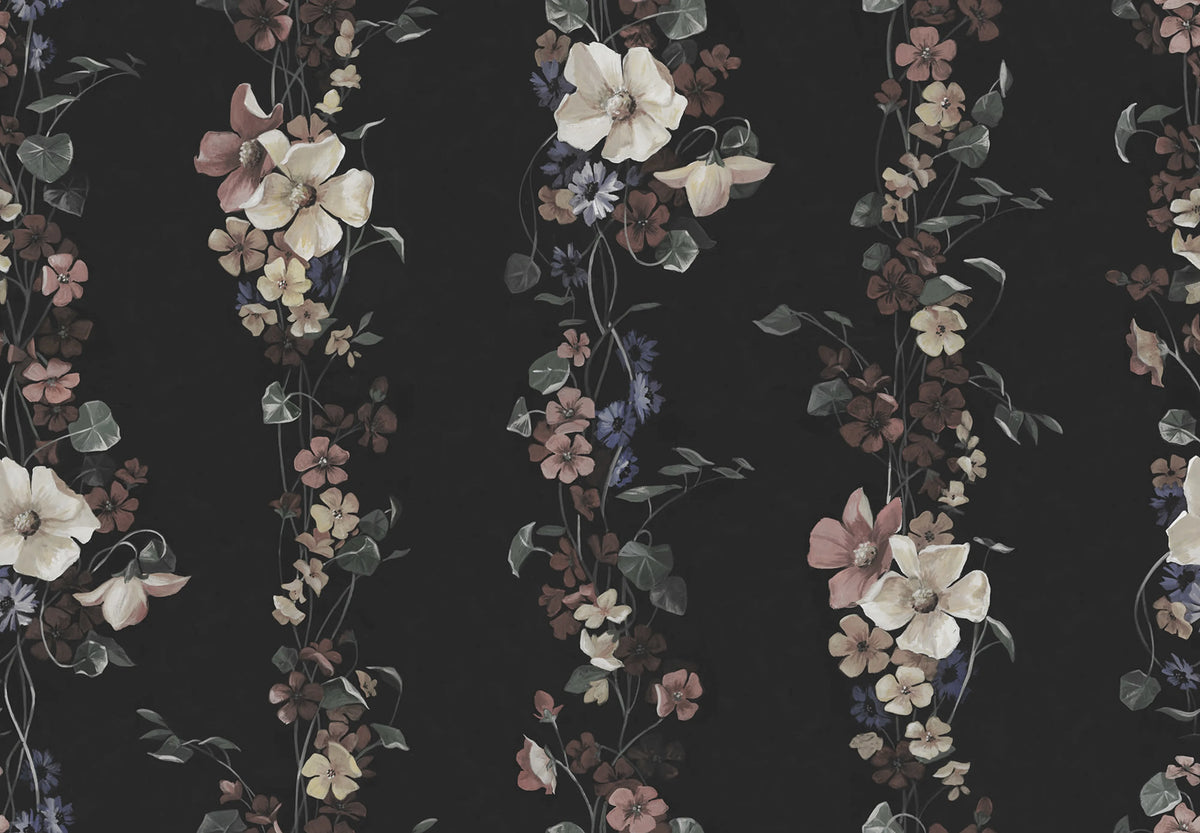 Growing Beauty, Vintage Mural Wallpaper - pure wallpaper artwork