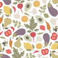 Eat Your Greens, White Mural Wallpaper - pure wallpaper artwork