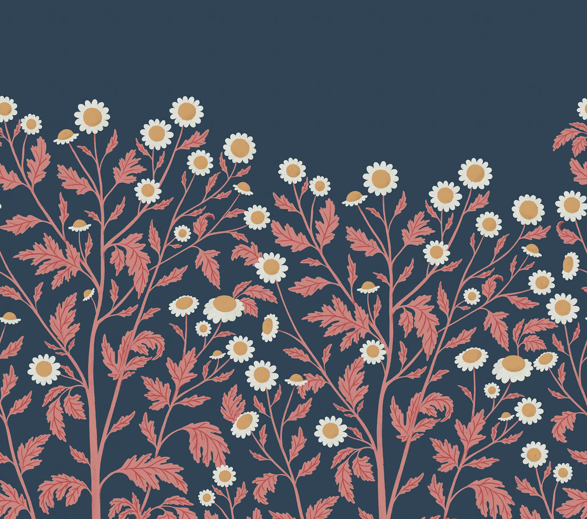 Chamomile, Midnight Mural Wallpaper - pure wallpaper artwork