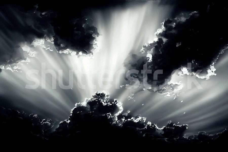Dramatic Clouds Mural Wallpaper