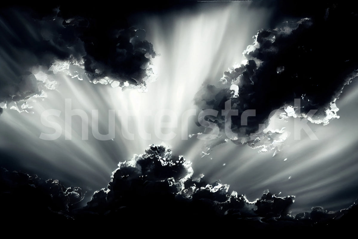 Dramatic Clouds Mural Wallpaper - pure wallpaper artwork