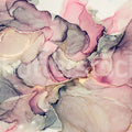 Pink Watercolors Mural Wallpaper - pure wallpaper artwork
