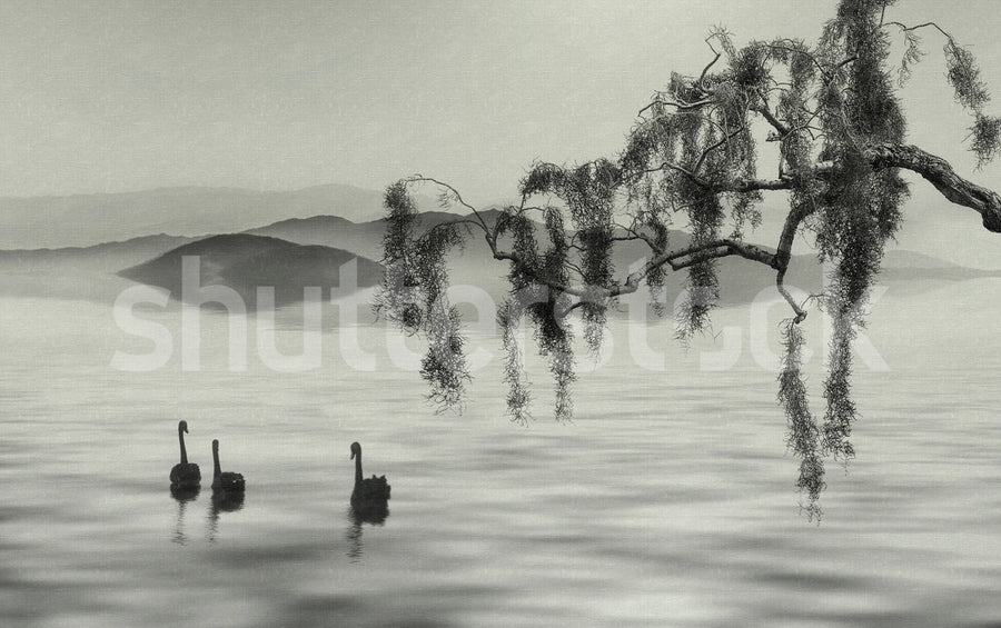 Zen Lake Mural Wallpaper