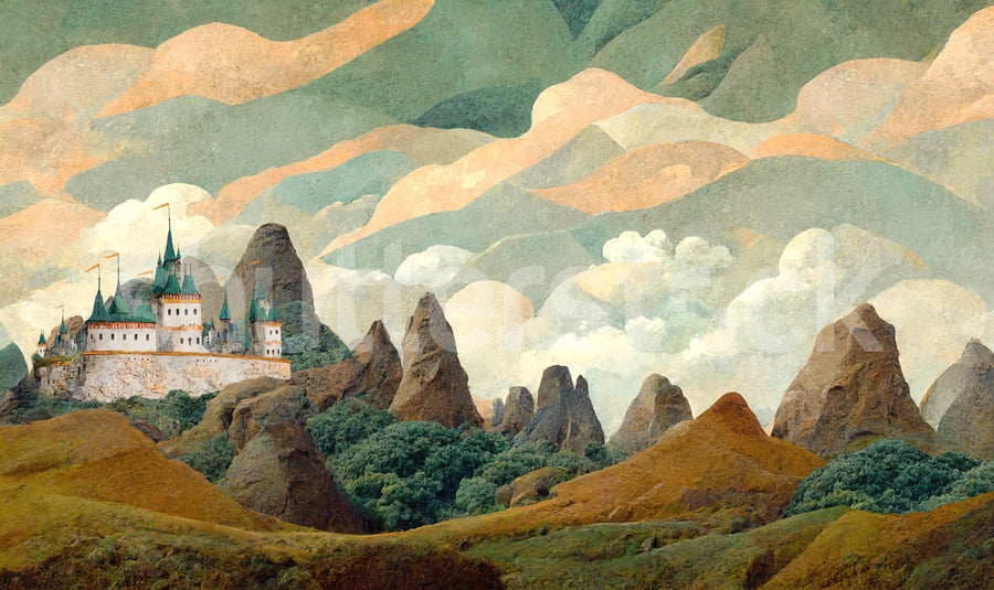 Castle of Dreams Mural Wallpaper