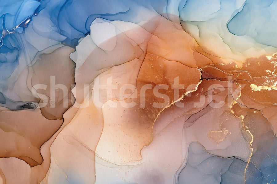Colors in Harmony, Coral Mural Wallpaper
