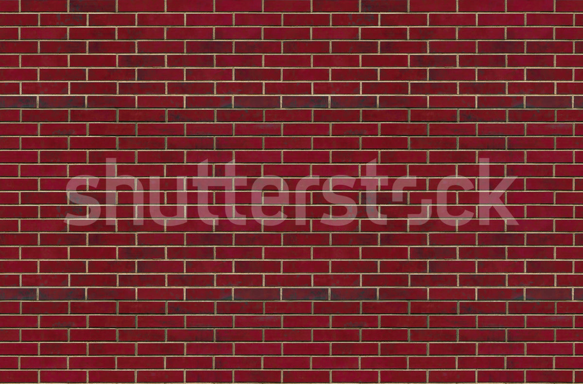 Wall of Tiles, Ruby Red Mural Wallpaper - pure wallpaper artwork