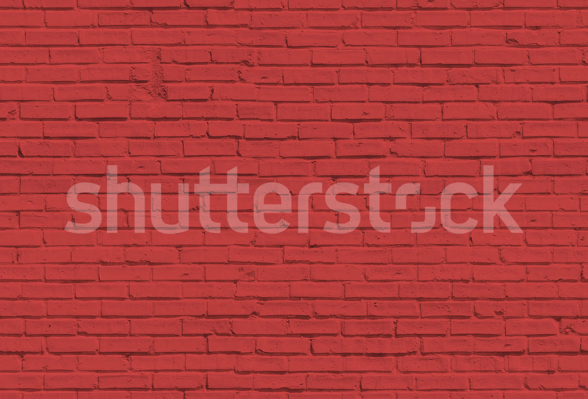Wall of Bricks, Red Mural Wallpaper - pure wallpaper artwork