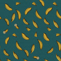 Bananza, Petrol Mural Wallpaper - pure wallpaper artwork