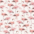 Flamingos, Soft Pink Mural Wallpaper - pure wallpaper artwork