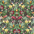 Whimsical Jungle, Night Mural Wallpaper - pure wallpaper artwork