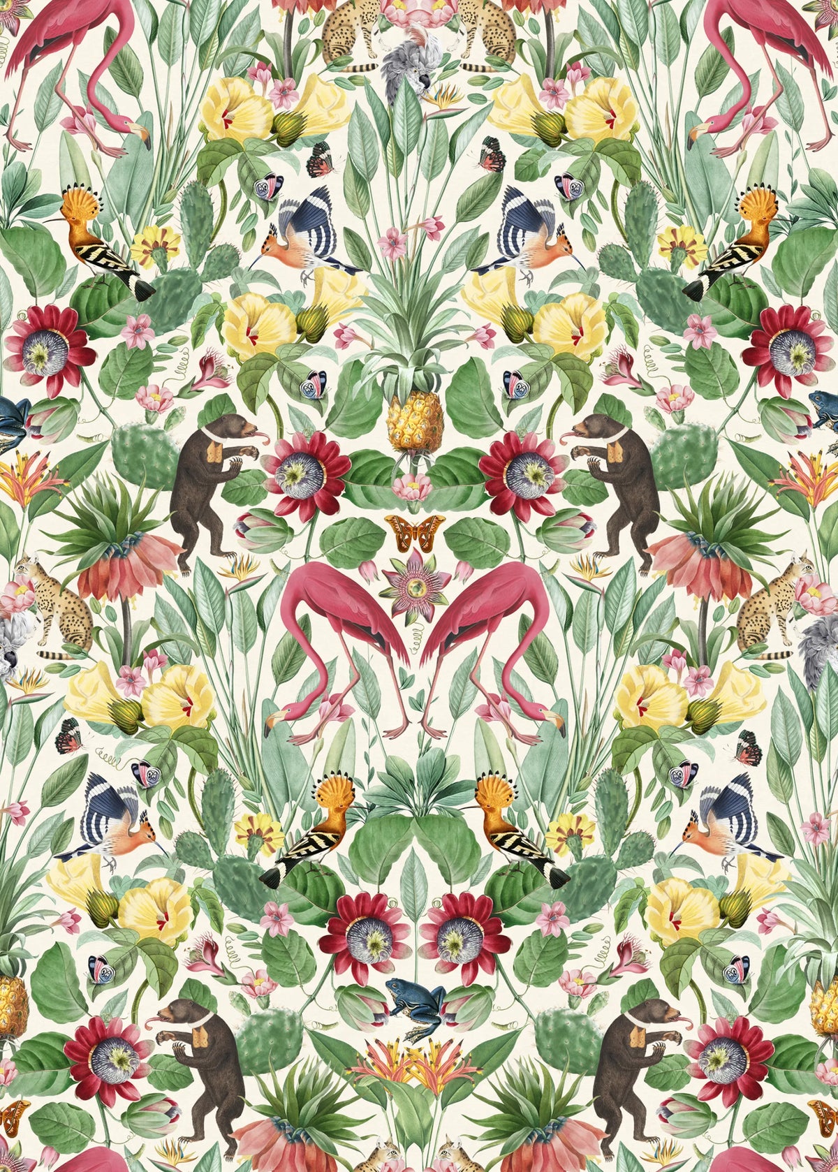 Whimsical Jungle, Day Mural Wallpaper - pure wallpaper artwork