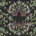 Lotus, Black Mural Wallpaper - pure wallpaper artwork