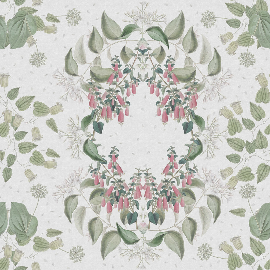 Lotus, Pastel Mural Wallpaper