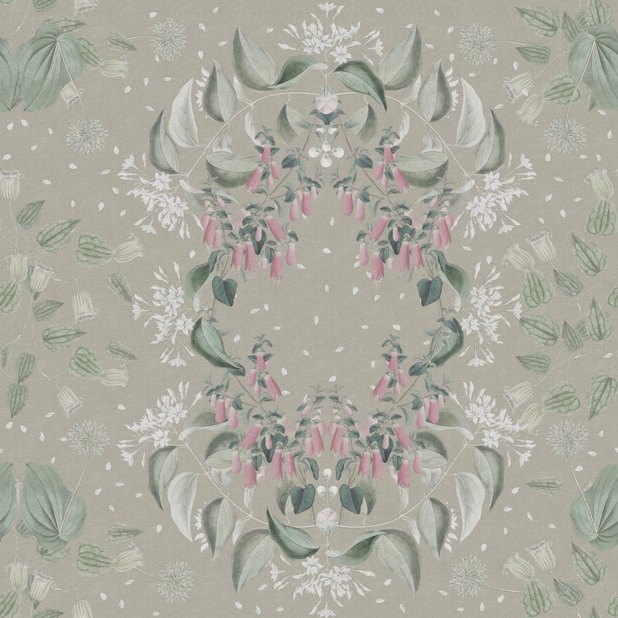 Lotus, Clay Mural Wallpaper