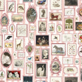 Vintage Frames, Pink Mural Wallpaper - pure wallpaper artwork
