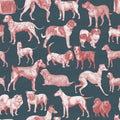 Dogs, Blue Mural Wallpaper - pure wallpaper artwork