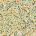 Forest Animals, Yellow Mural Wallpaper - pure wallpaper artwork