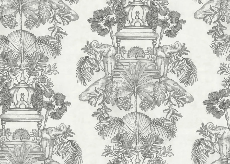 Elephant Castle, Graphite Mural Wallpaper