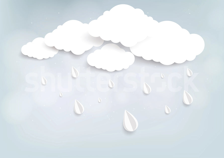 Rain Drops Mural Wallpaper