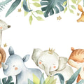 Animal Friends Mural Wallpaper - pure wallpaper artwork