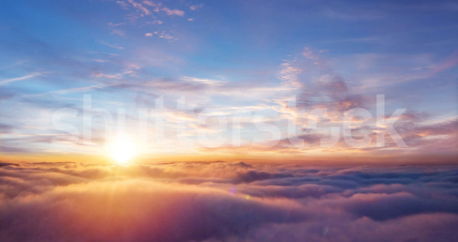 Colorful Sunset Mural Wallpaper