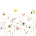Pastel Flowers Mural Wallpaper - pure wallpaper artwork