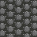 Puffer Fish, Black Mural Wallpaper - pure wallpaper artwork