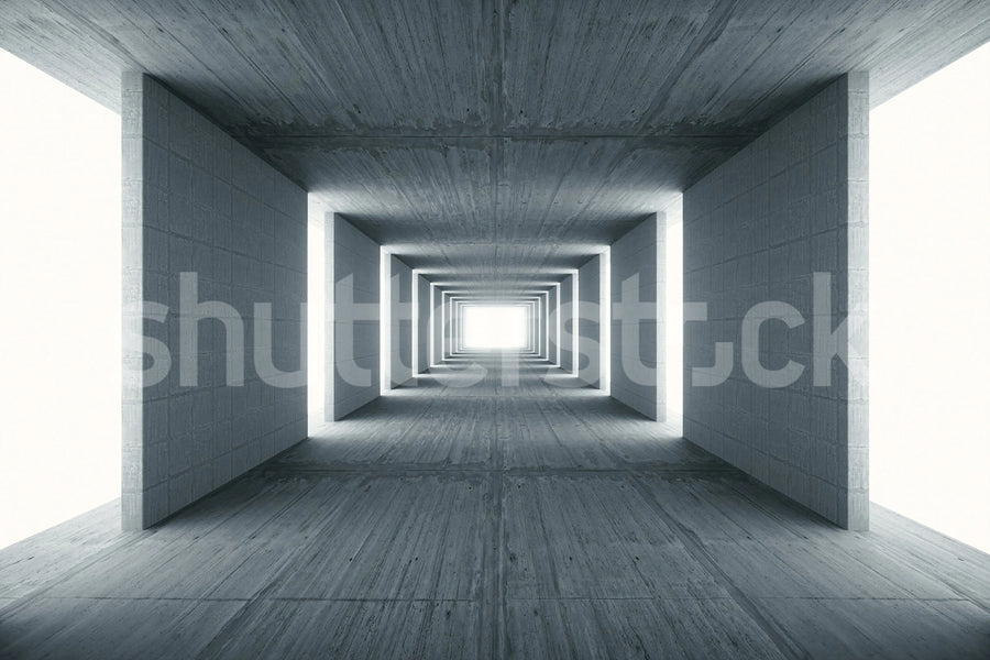 Tunnel of Light Mural Wallpaper