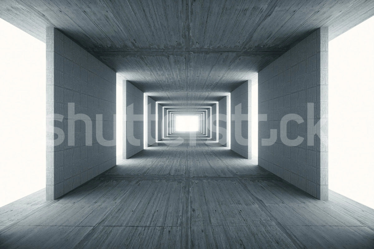 Tunnel of Light Mural Wallpaper - pure wallpaper artwork
