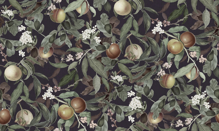 Peach Valley Bold, Midnight Mural Wallpaper