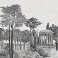 Chatsworth Park, Graphite Mural Wallpaper - pure wallpaper artwork