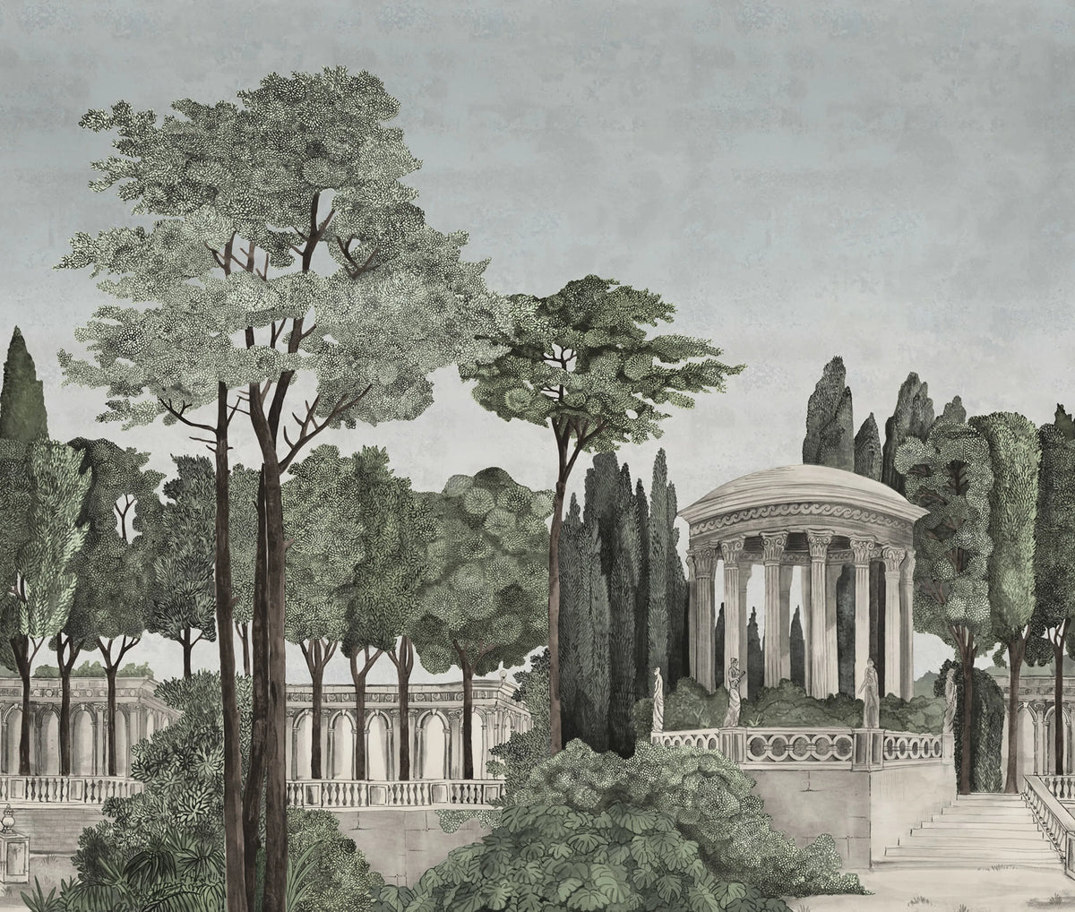 Chatsworth Park, Day Mural Wallpaper - pure wallpaper artwork