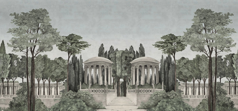 Chatsworth Park Mirrored, Day Mural Wallpaper