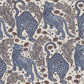 Bold Tigers, Blue Mural Wallpaper - pure wallpaper artwork