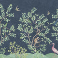 Monkeys Paradise, Dark Blue Mural Wallpaper - pure wallpaper artwork