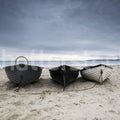 Boats in a Row Mural Wallpaper - pure wallpaper artwork