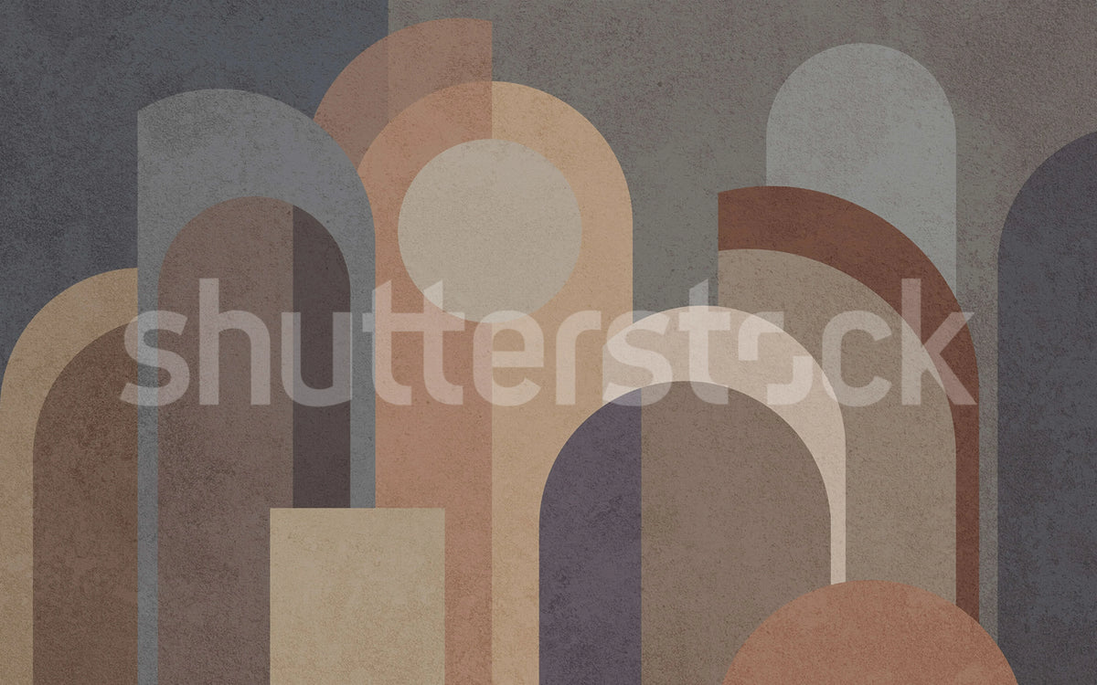 Deco Arches Mural Wallpaper - pure wallpaper artwork